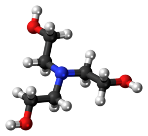 Trietanolamin | Triethanolamine | TEA 5 trietanolamin 3 boyutlu molekül görünümü